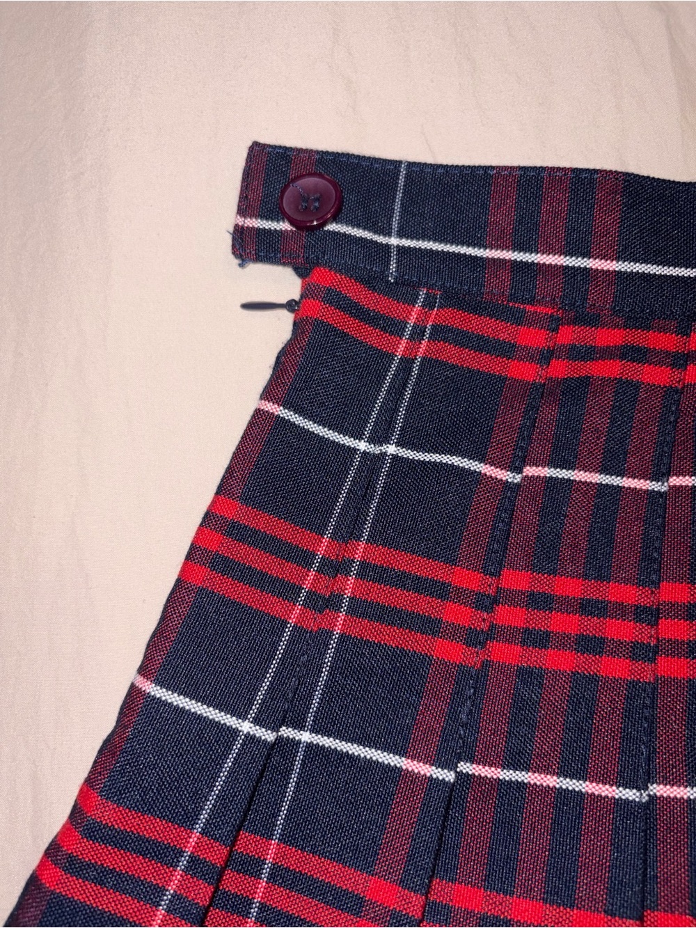 Vintage American Apparel Plaid Pleated Skirt - Picture 3 of 7
